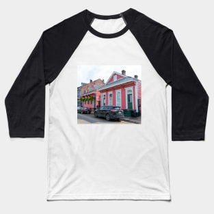 Streets of New Orleans French Quarter Baseball T-Shirt